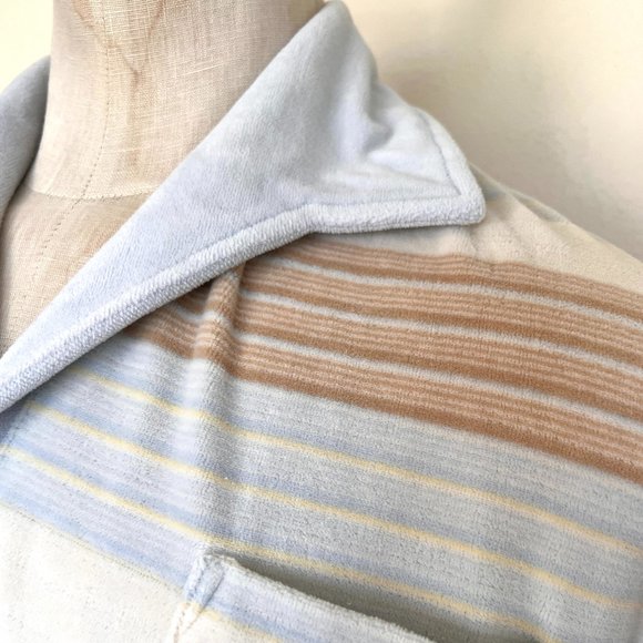 Vintage Velour - The Action by Van Heusen - Striped - Long Sleeve - XL - Picture 4 of 8